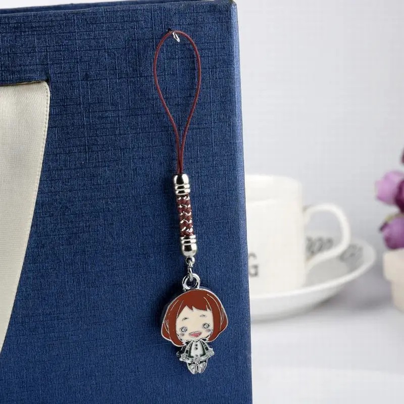 Keychain Jewelry My Hero Academia Cartoon Figure Keychains Anime Keyring Handbag Keyrings Kid Pendant Phone Straps