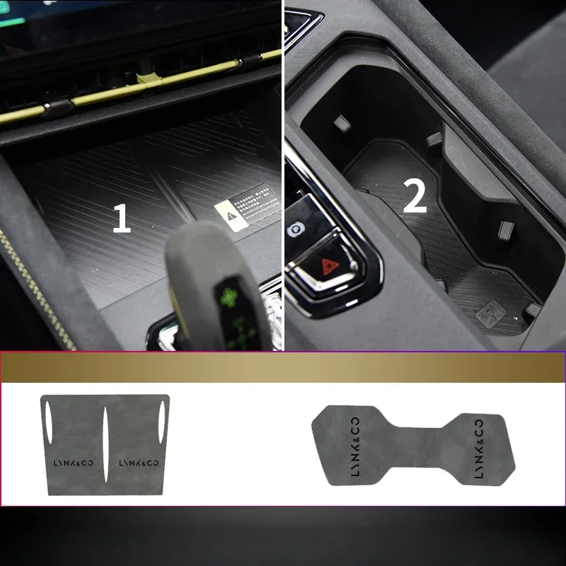 

For Lynk & Co 03 2023Car Supplies Ornament Car Interior Modification Accessories Door Slot Water Cup Pad Car Accessories