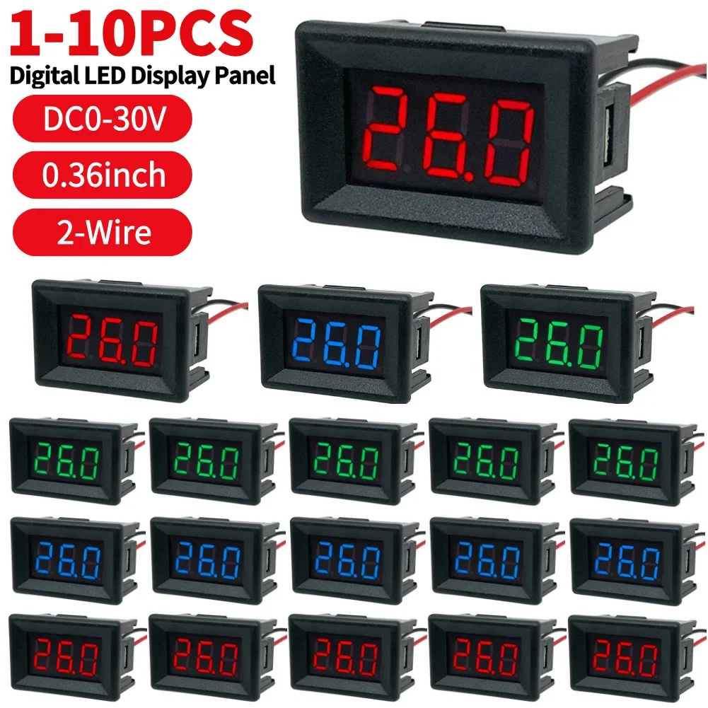1-10PCS DC0-30V 0.3…