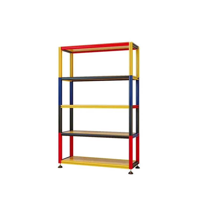 Aluminum profile, shelf, color bookshelf, multi-layer display rack