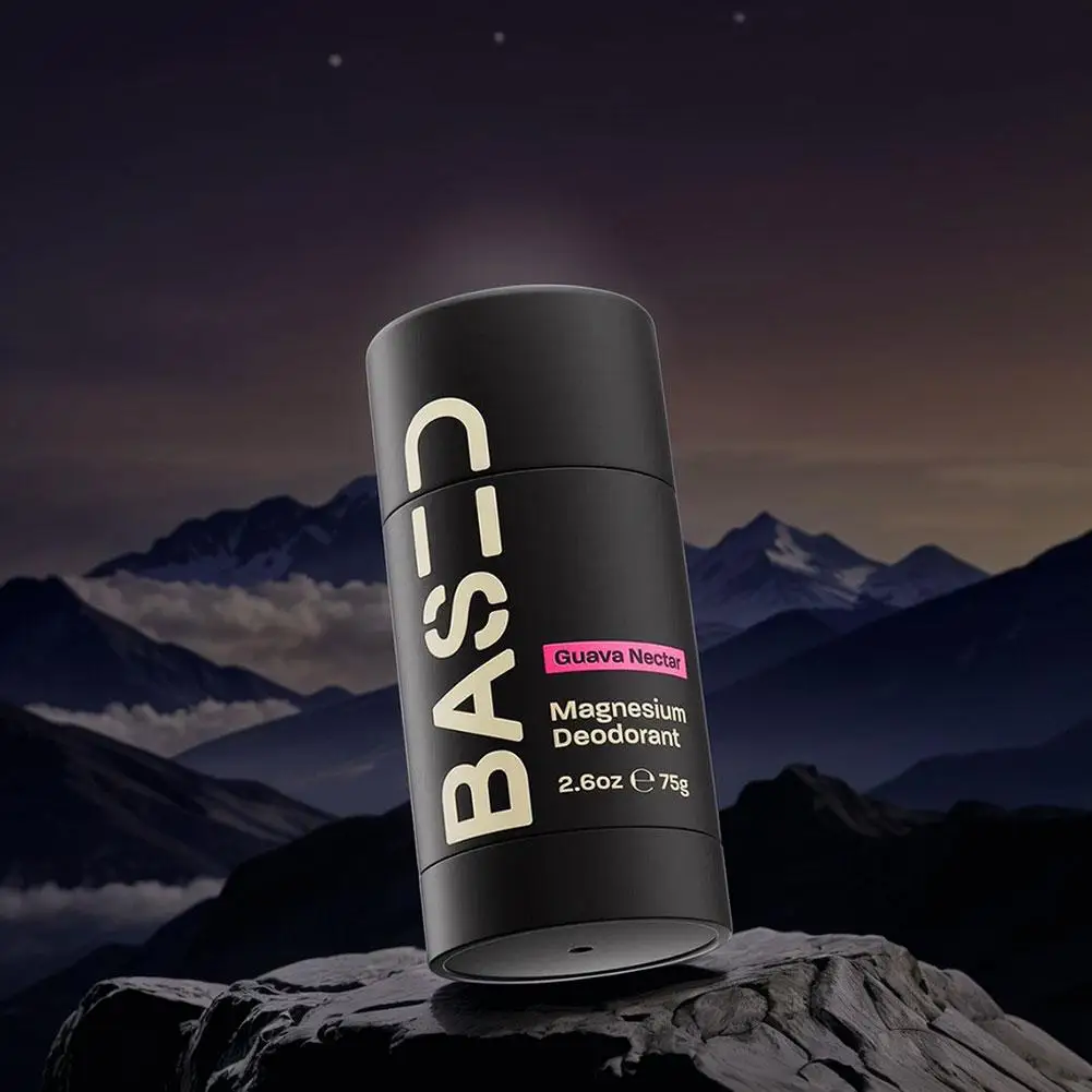 75g Based Bodyworks Brand Magnesium Deodorant Natural Santal Guava Nectar Bergamot Vanilla Solid Antiperspirant Body Solid Balm - view 3