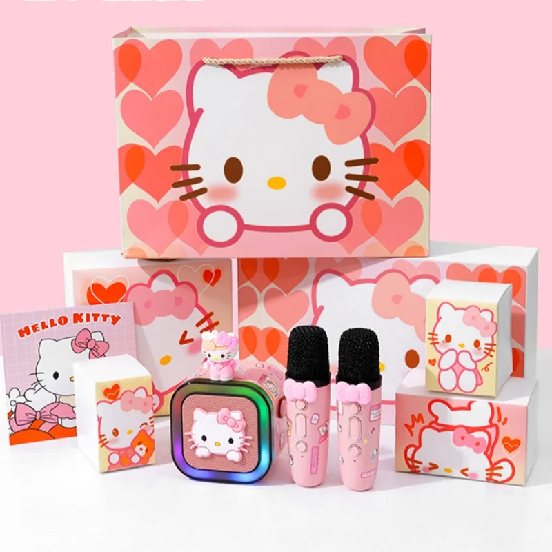 Karaoke Machine Anime Hello Kitty Wireless Bluetooth Speaker Cute
