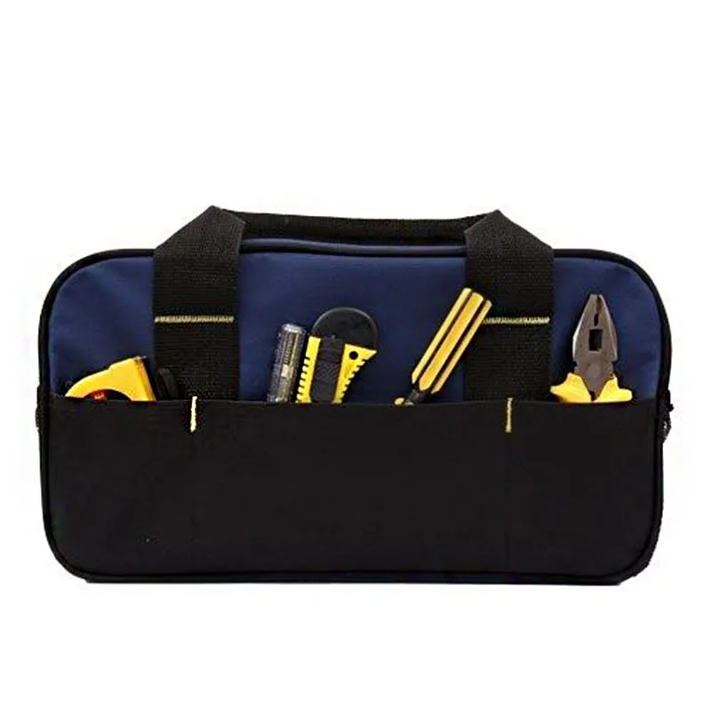 Electricians Repairman Hardware Toolbag High Quality Blue Nylon Shoulder Strap Portable Small Tool Storage Bags