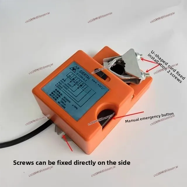 

Electric air valve actuator controller proportional analog quantity mechanism regulating door valve angle switching quantity