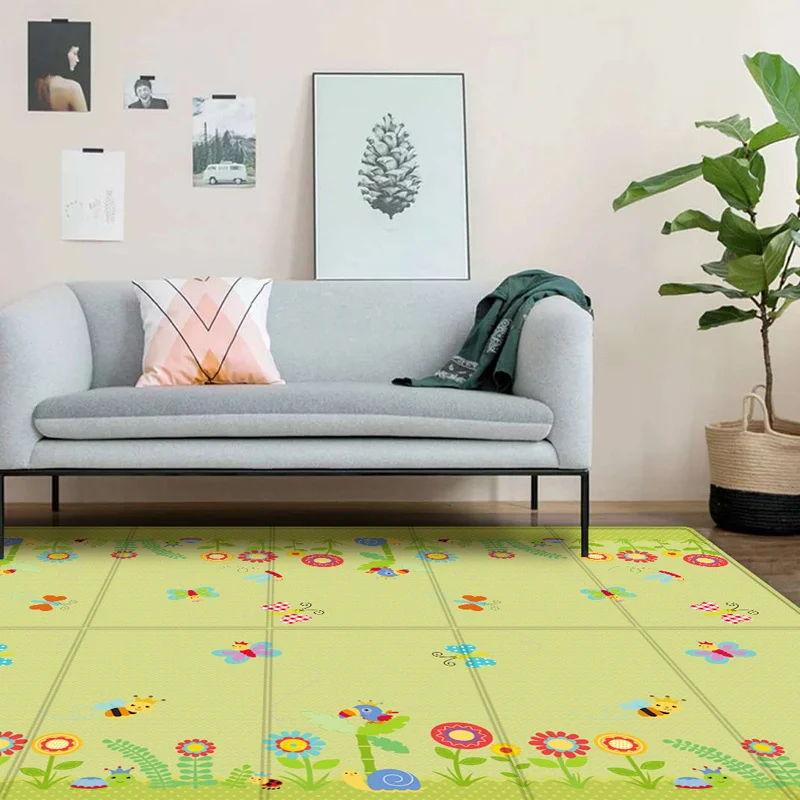 Tapis de jeu pliable pour bébé, jouets pour enfants dans la pépinière, tapis d\'escalade, puzzle de polymères pour enfants