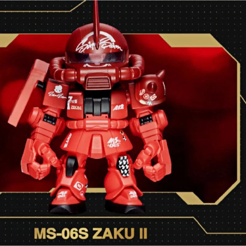 Bandai QMSV Mini Yuanzu RX-78 Gundam deuxième génération boîte aveugle ornement modèle mobile Figure cadeau