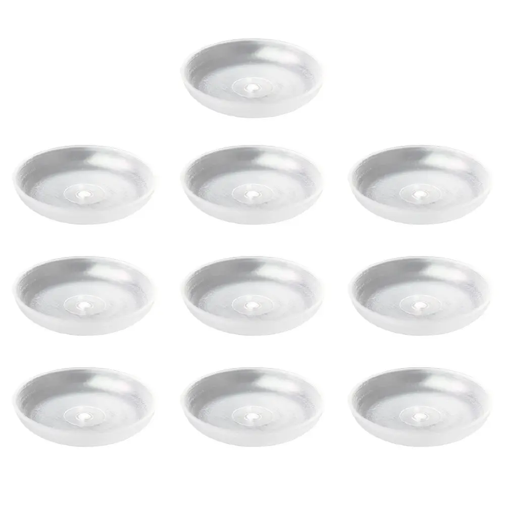 50Pcs Cake Tray Transparent PP Wax Drip Proof Holder for Birthday Dessert Mousse Cakes Festival Party Decoration Cake