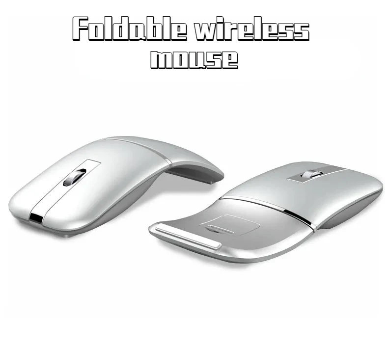 Rotatable Ultra-thin Wireless Mouse Rechargeable Bluetooth Silent Ergonomic Computer For Mac Tablet Macbook Laptop Gaming Office