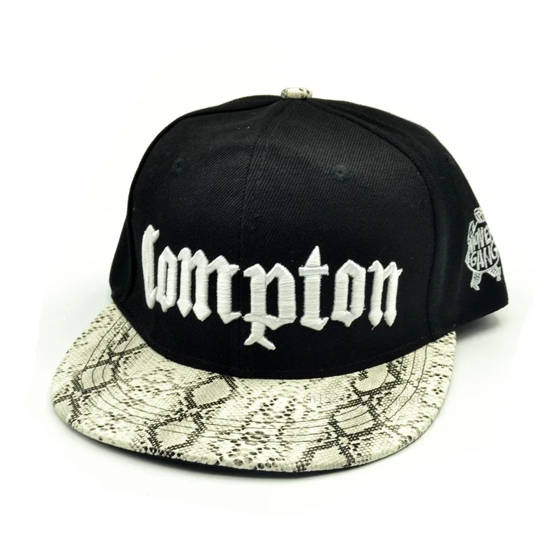 Compton men&women Snapback sport Baseball Cap Vintage Black letter Gangsta Hip-hop hat