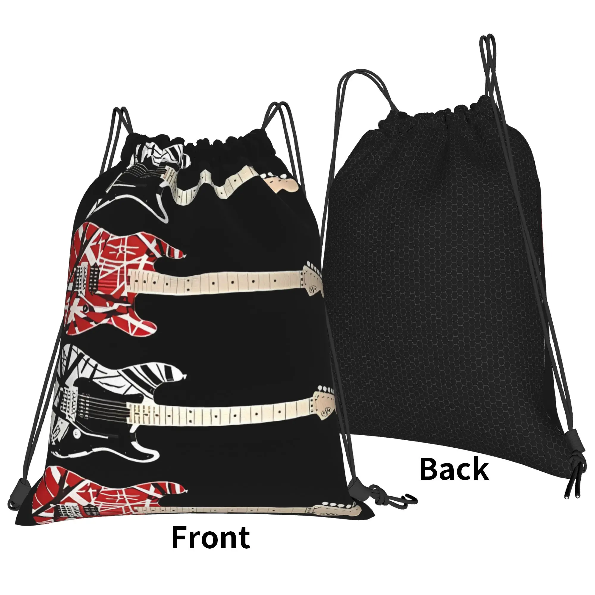 Eddie Rock Van Halen Portable Sports Drawstring Bags Riding Backpack gym bag Storage Backpacks