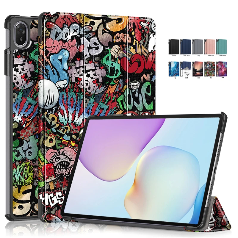 

Чехол Funda для Huawei MatePad 11 5 2025, кожаный окрашенный складной жесткий смарт-магнитный чехол для Huawei MatePad 11,5 2025, чехол TXZ-W09