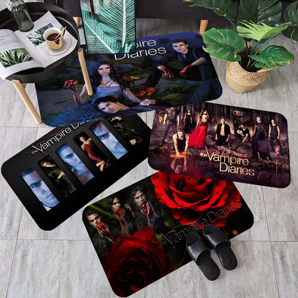 The Vampire Diaries Room Mats Retro Multiple Choice Living Room Kitchen Rug Non-Slip Welcome Rug