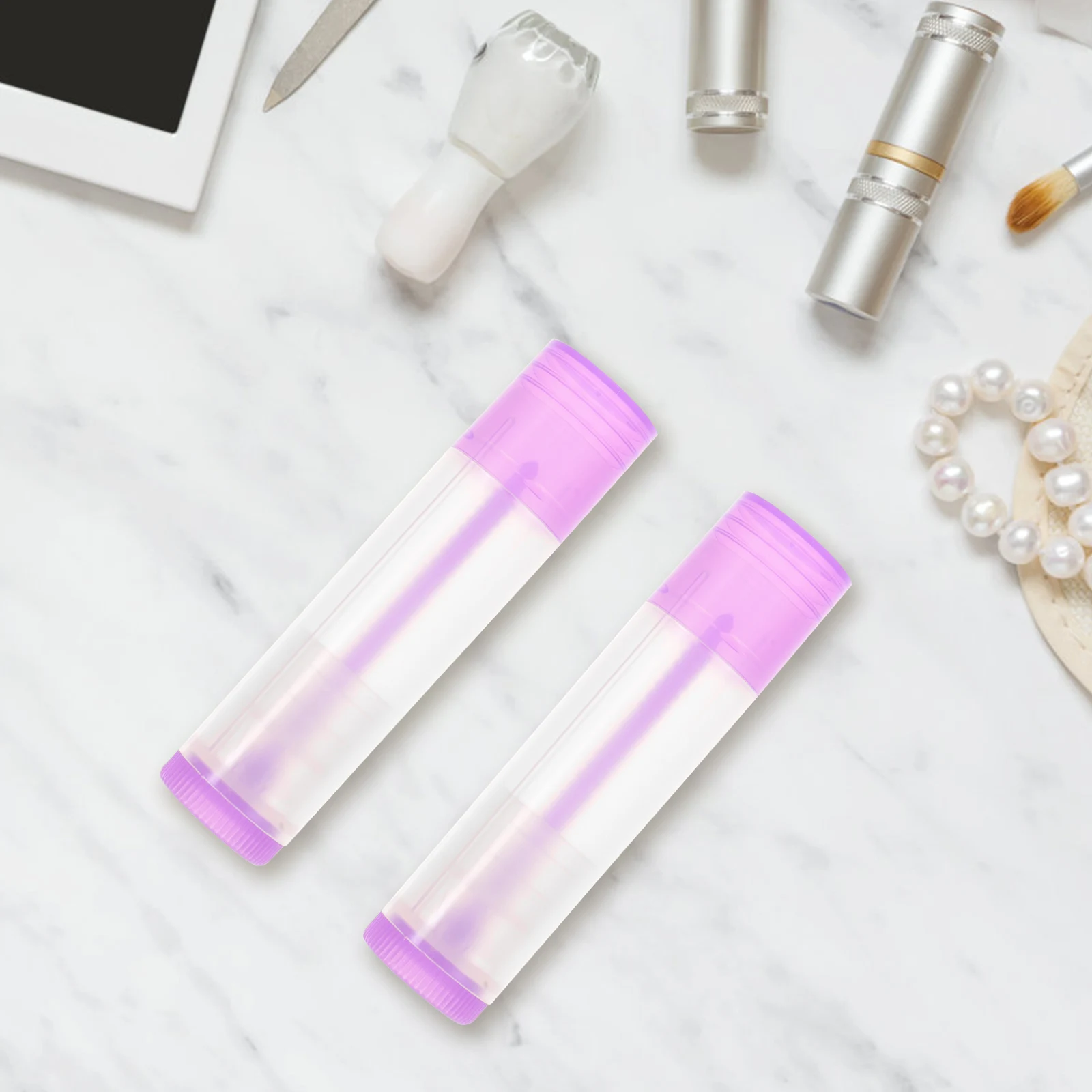 30 個のリップクリーム容器空の詰め替え可能な口紅チューブポータブル DIY リップクリームチューブ旅行化粧ホルダー空の口紅チューブ