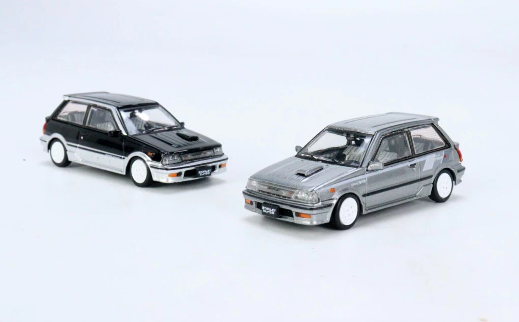 New BM 1/64 Scale Starlet Turbo S 1998 EP71 Miniature Cars by BM Creations JUNIOR Diecast toys For Collection Gift