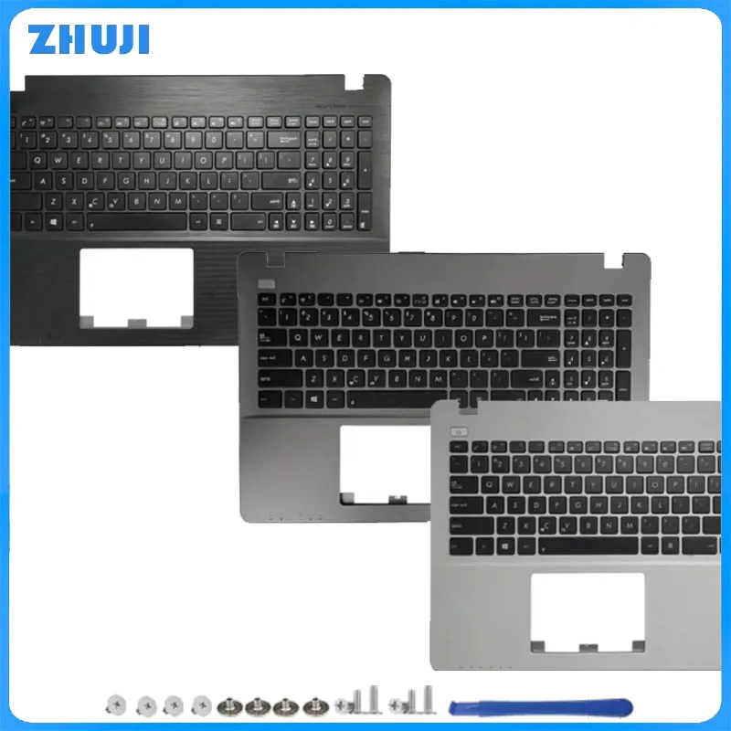 

For K550L R510L X550V X552E A550J Y581L X550C Laptop Palmrest Top Backlight US/RU Keyboard Replace Case