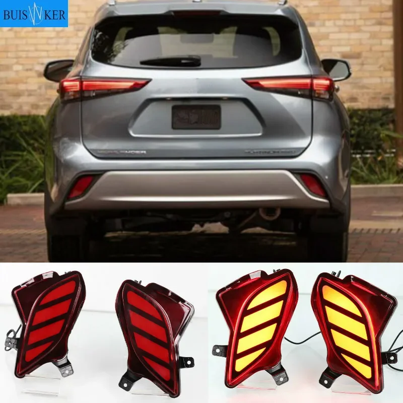 

Multi-functions LED Rear Bumper Light Fog Lamp Brake Light Turn Signal Light For Toyota Highlander 2020