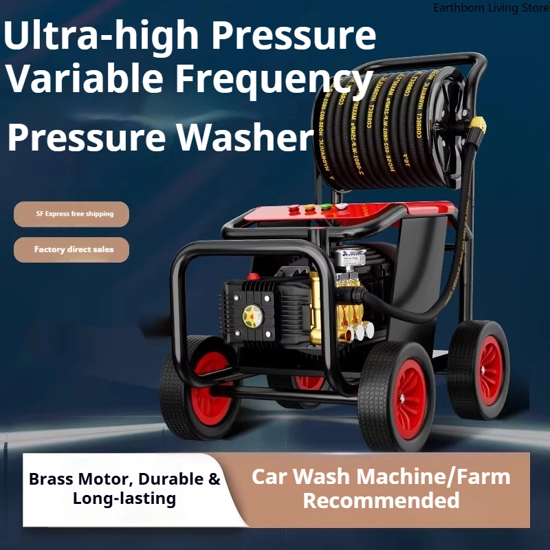 

High-pressure Car Washer Water Gun Powerful Cleaning Car Washer Boost Energy Saving Technology Commercial Autowascher ZY60XCJ