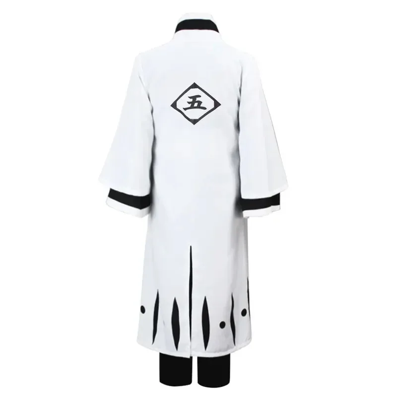 Anime Bleach 5th Division Captain Aizen Sousuke Cosplay Costumes Kimono Uniform Suit Men Halloween Clothes