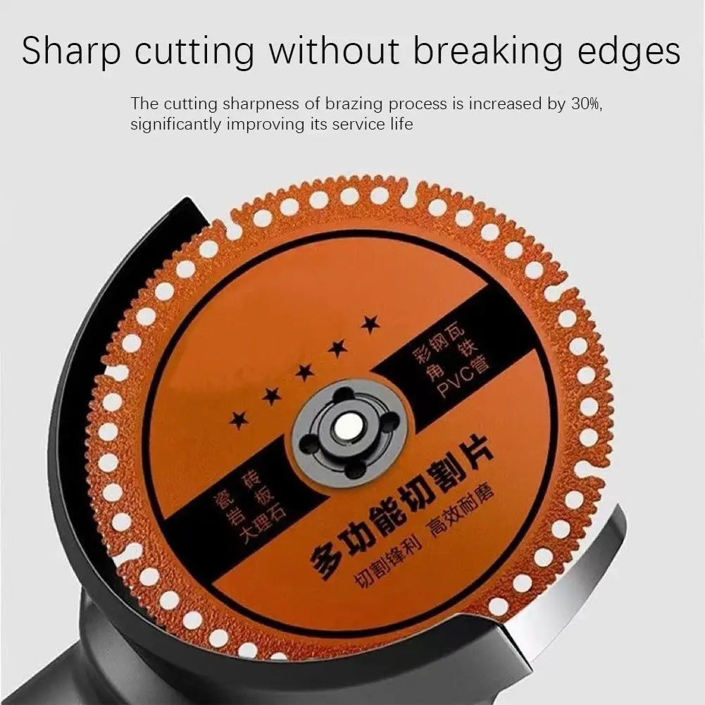 1 Pcs Ceramic Tile Cutting Disc Multifunctional Stone Tile Cutting Tools Marble PVC Pipe Slicing Angle Grinder Saw