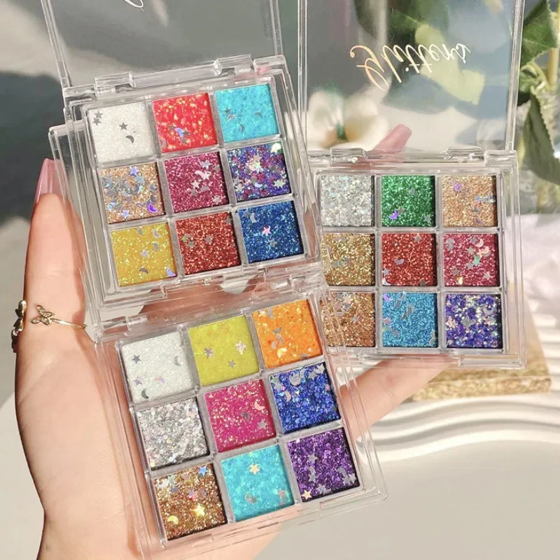 Glitter Eyeshadow Beauty Palette Women Eyes Makeup Children Stage Makeup Long Lasting Special Glitter Twinkle Gel Eyeshadow