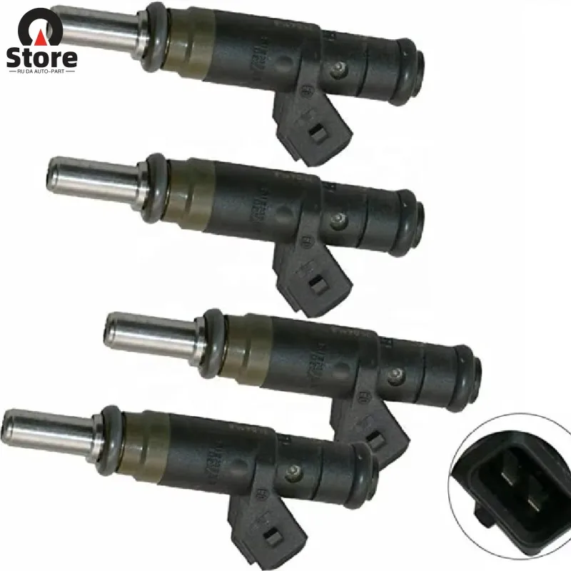 

4pcs 13537506158 6033B01946 5224A01002 Fuel Injectors for E87 E46 E90 E91 E83 E85 1.4L 7506158 13537506158 A2C595062 WG1151043