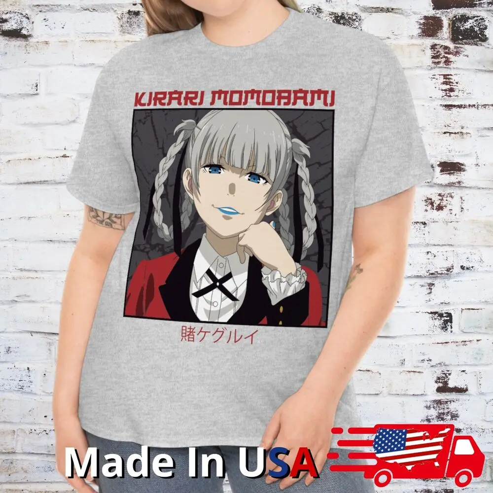 Kirari Momobami Kakegurui Waifu Shirt Girl Anime Clothing Japanese Tee / Yumeko