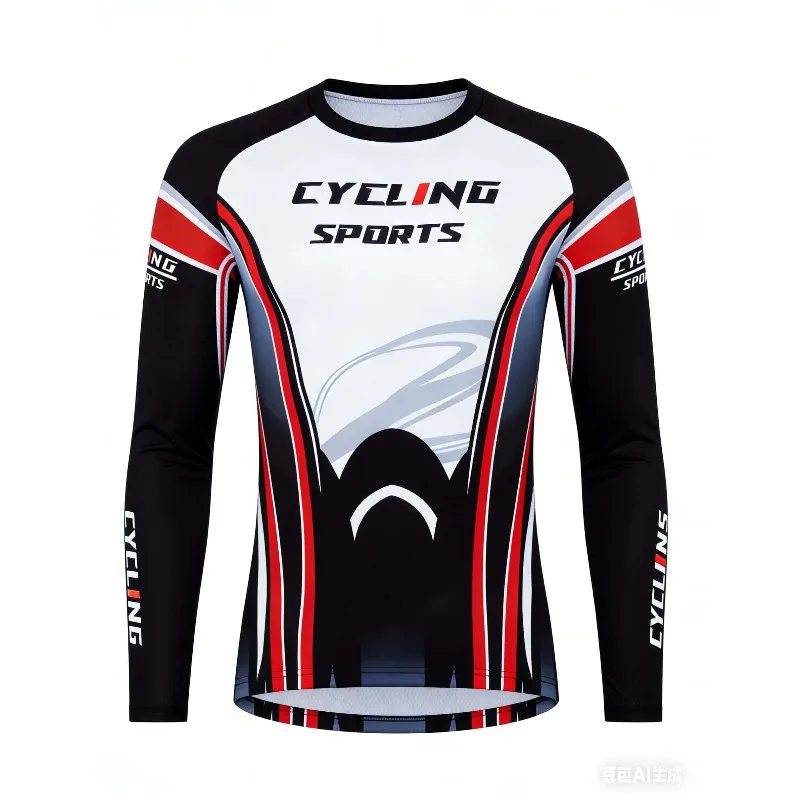 

Мужская футболка с длинным рукавом для мотокросса и горного велоспорта, одежда для внедорожной езды на мотоцикле и горном велосипеде
