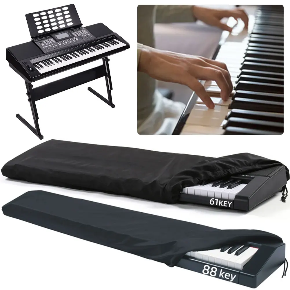 61/88 Key Electronic Piano Cover Dustproof Keyboard Instrument Cover Foldable Piano Keyboard Dust Cover Piano Accessories