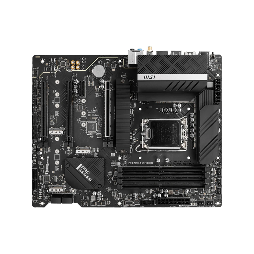 Imagem -04 - Msi-pro Z690-a Suporte Motherboard Wifi Ddr4 I914900kf I7-14700k I5-12400f I3-12100 Cpu Soquete Lga 1700 4xddr4 4xm.2 Pcie 5.0