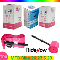 RideNow TPU 카메라 MTB 자전거 내부 튜브 타이어, 26 27.5x1.5 1.75 1.9, 29x2.1 2.2 2.3, 2.4 인치 밸브, 45mm 산악 자전거 튜브, 29er