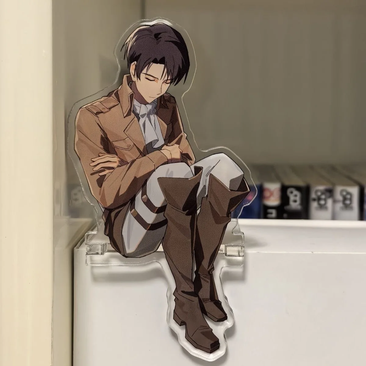 Attacco sull'anime gigante che circonda la placca cosplay acrilica fatta in casa di Liweier, regalo di alta bellezza, ornamento squisito