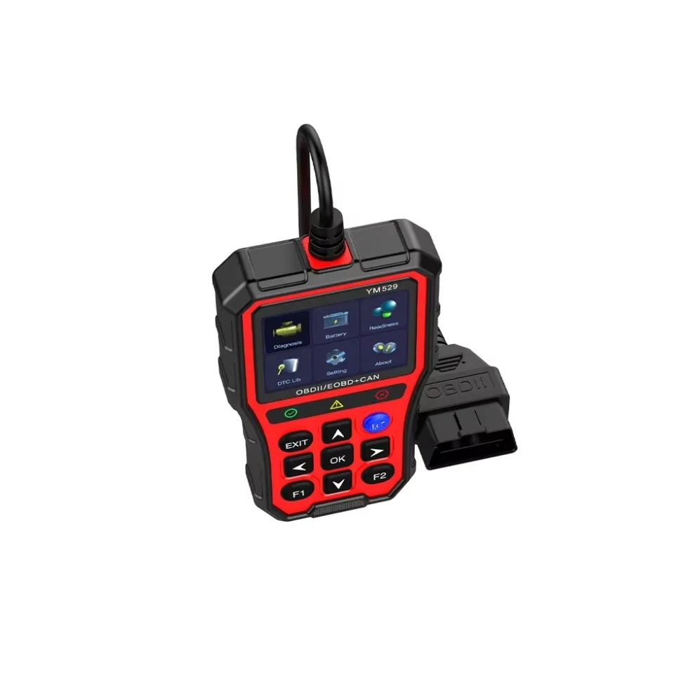 

YM529 Car Scanner Vehicle System Check Engine Data Reader Battery Voltage Test OBD Diagnostic Tool