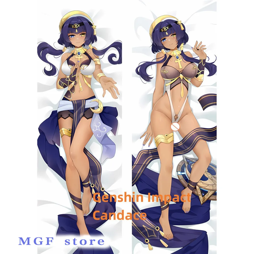 

Dakimakura Anime Pillow Case Genshin Impact Candace Double-Sided Print Of Life-Size Body Pillowcase Gifts Can Be Customized