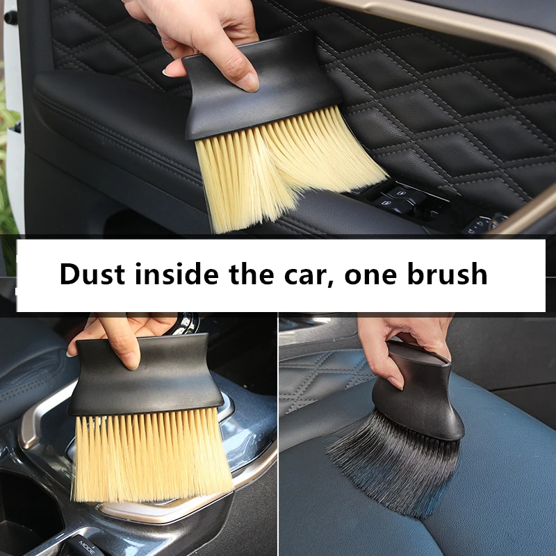 Car soft wool cleaning tool brush dust cleaning for Honda Civic Accord Fit Crv Hrv Jazz City CR-Z Element Insight MDX S2000 Pilo