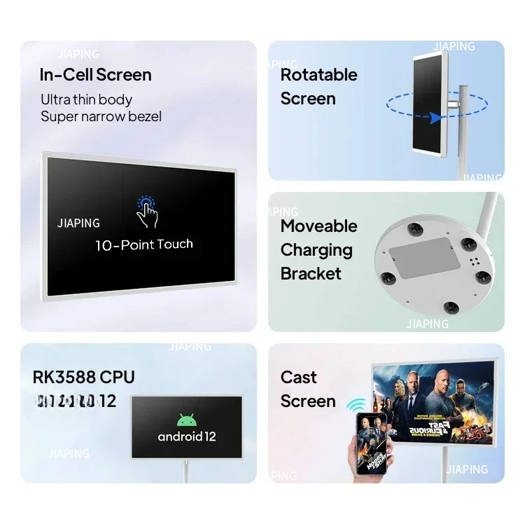 

Suitable for Cell Display LCD Touch Screen Indoor 12 Advertising Digital Signage Screen 24 Inch 32 Inch