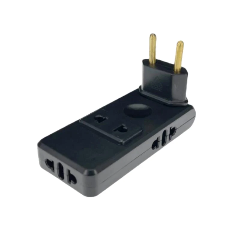 4 في 1 الاتحاد الأوروبي التوصيل تمديد المقبس طوي فرنسا ألمانيا اسبانيا محول قابس مخرج تيار متردد الولايات المتحدة إلى الاتحاد الأوروبي محول القابس المقابس الكهربائية