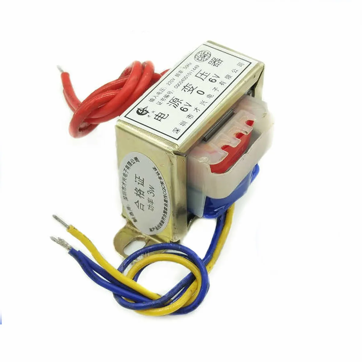 EI41 3W Transformer Input 220V 50Hz Out Put  6V/9V/12V/15V/18V/24V AC Full Power DB-3VA