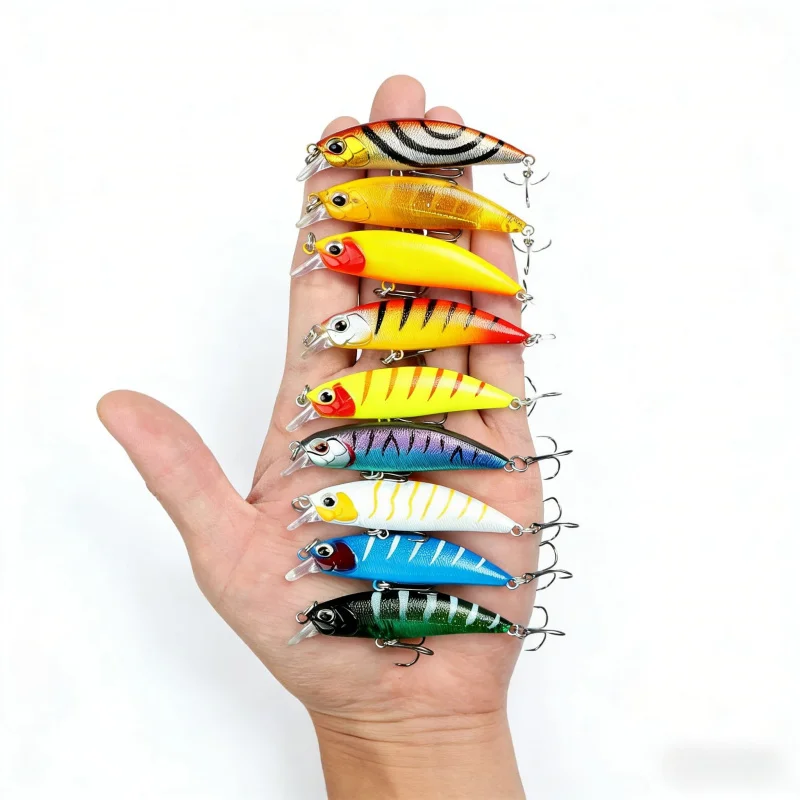 

Дальнобойная тонущая приманка-минноу 7 см 8 г для пресноводной и морской рыбалки, специальная приманка для окуня и судака, 5 цветов, в коробке