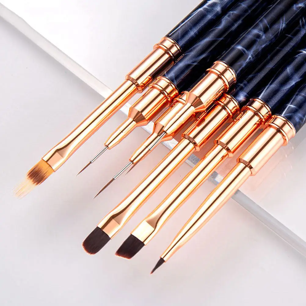 

Набор из 3-х ультратонких кистей для дизайна ногтей, профессиональные кисти для маникюра, для гель-лака, рисования цветов и линий, для салонов красоты