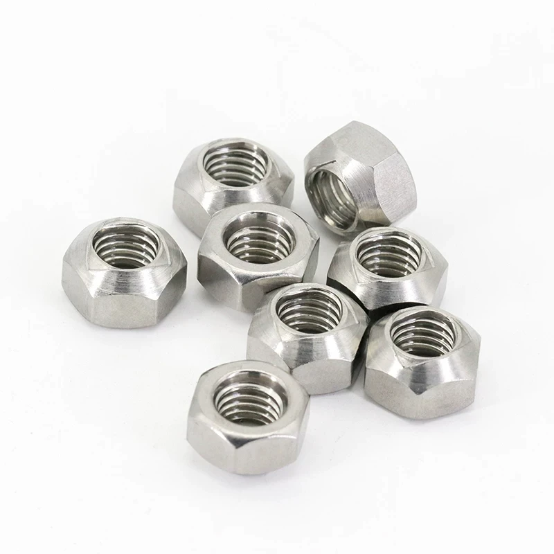 1-10pcs DIN980V Press-Fit Lock Nut 304/316 Stainless Steel Tapered Compression Deformation Nut M5 M6 M8 M10 M12