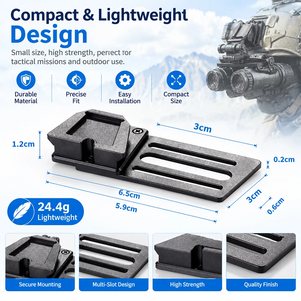 Aluminum Alloy Double Tube Bracket Base for Night Vision Thermal Imaging Optics Specialized Accessories