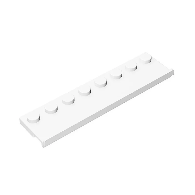 10 Stück MOC Bauteile 30586 Platte Modifiziert 2 x 8 mit Türschiene Bausteine Kinder DIY Lehrreiches High-Tech Ersatzteil Spielzeug – Detail 3