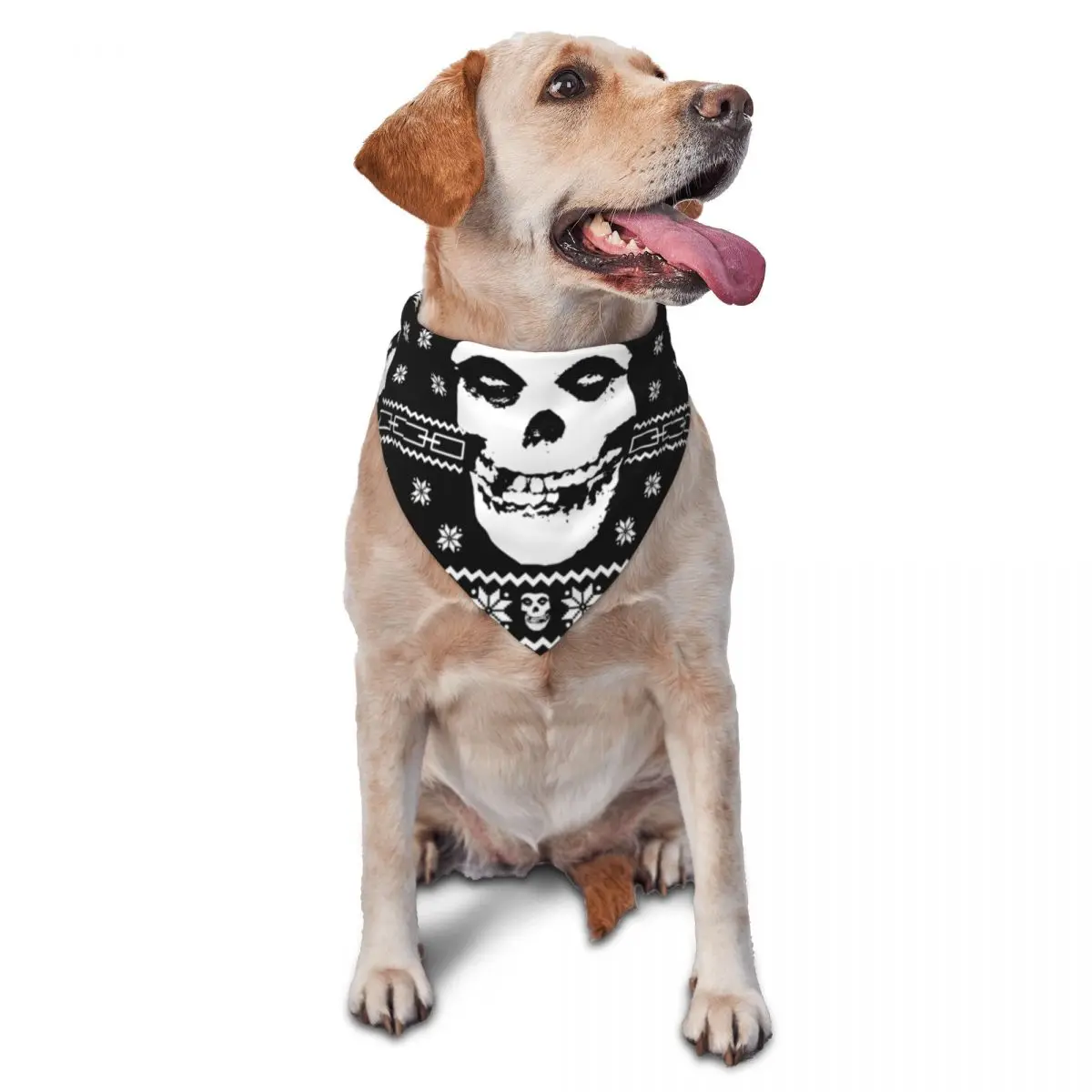 Banda de Punk Rock Misfits, bufandas para mascotas, pañuelos suaves para perros y gatos, Baberos triangulares creativos, accesorios para mascotas
