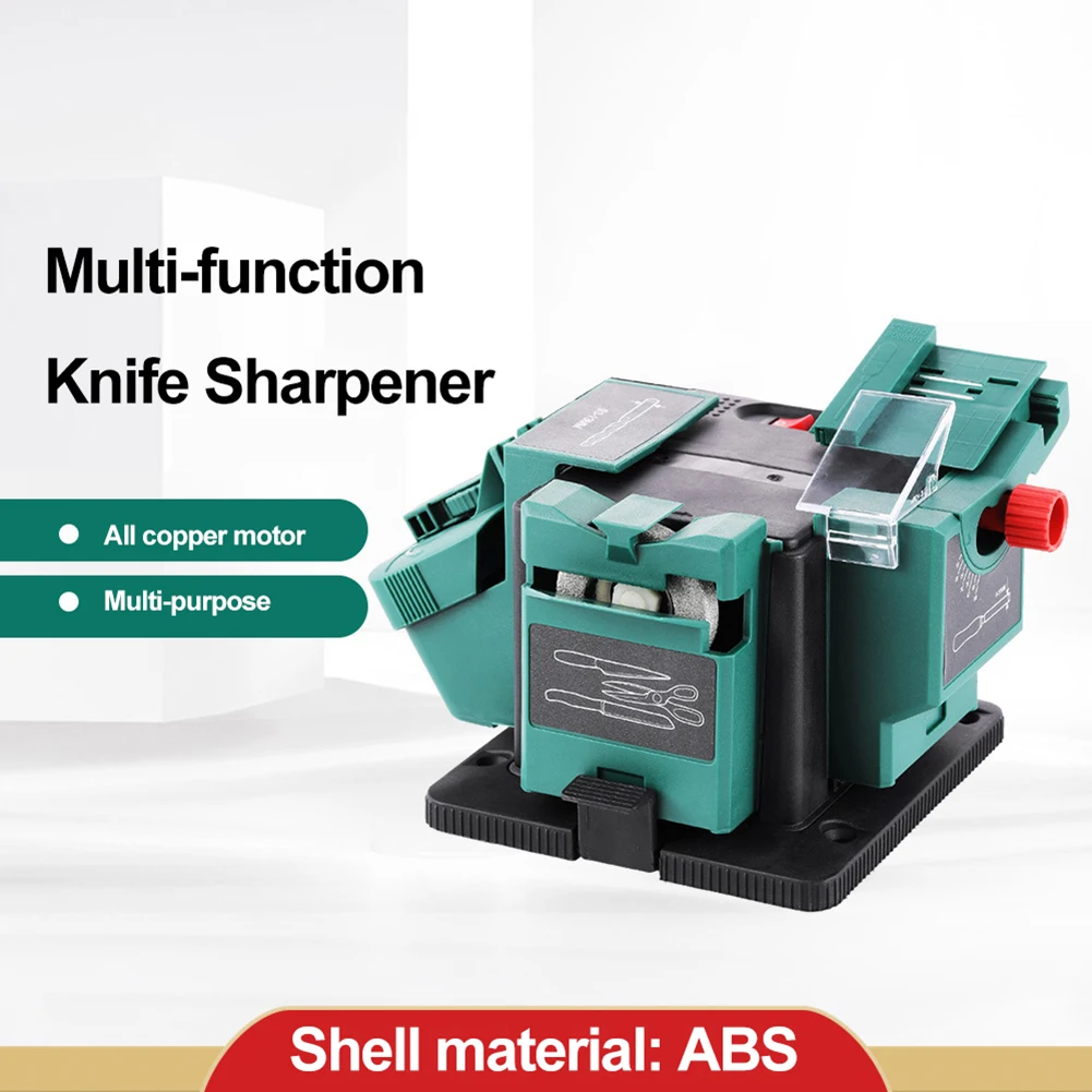 มัลติฟังก์ชั่น Sharpener มีดไฟฟ้าเครื่องบดปรับมุม Chisel/กรรไกร/กบเครื่องบดใบมีดสําหรับ HSS เจาะ Sharpening