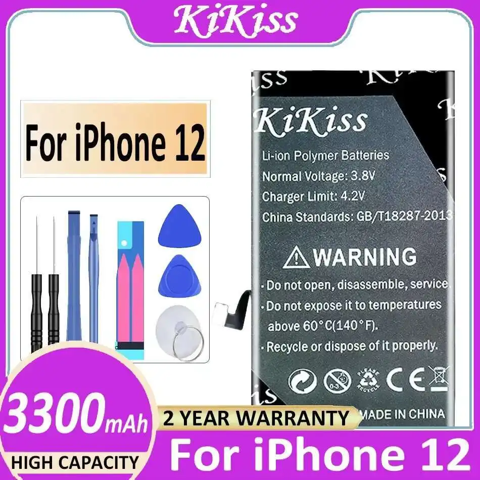 

3300Mah For Apple Iphone 12 Long Lasting Mobile Phone Battery