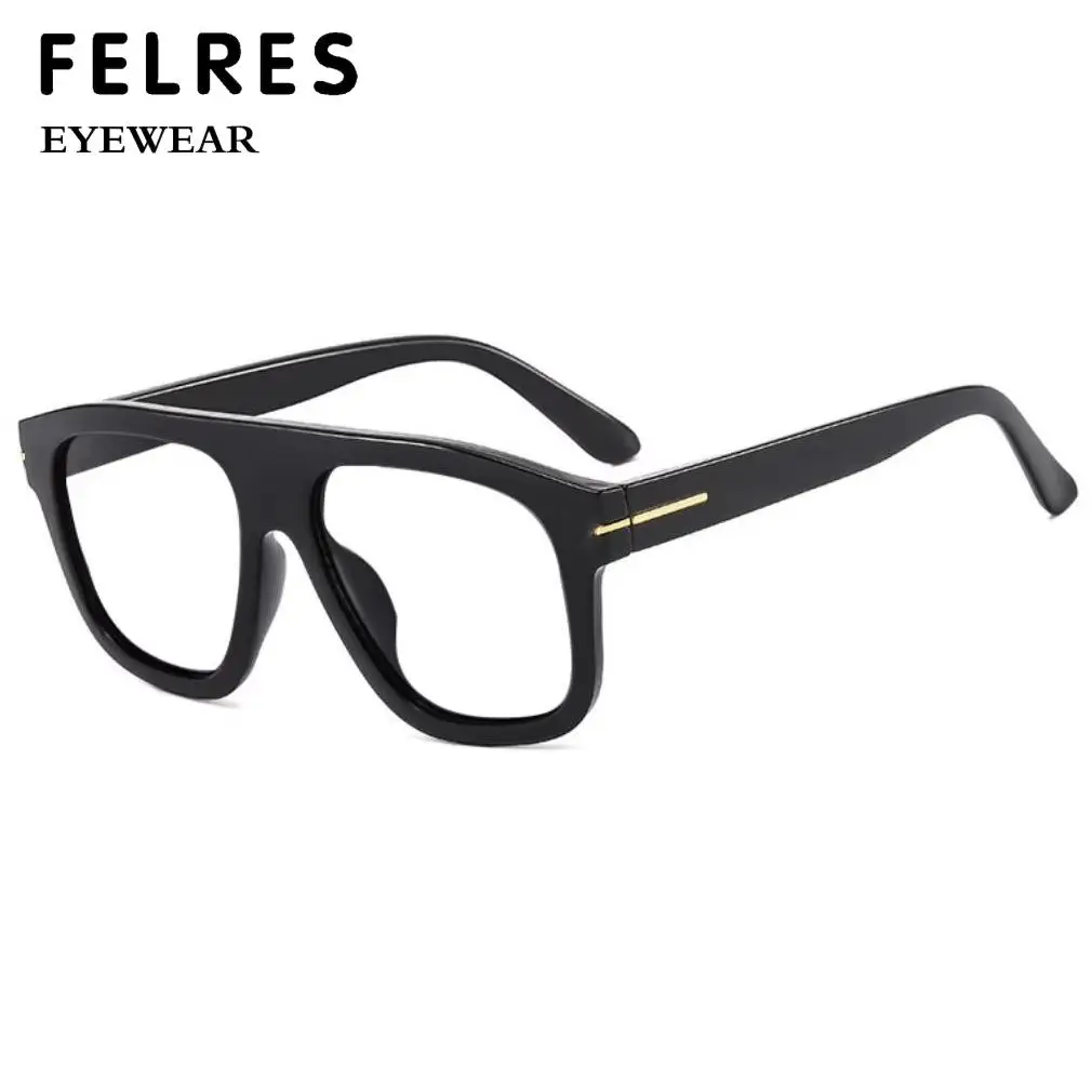 Oversized Square Reading Glasses Woman Men Decoration Retro Eyeglasses Trendy Anti Blue Light Single Focus Presbyopic Glasse - Image 4
