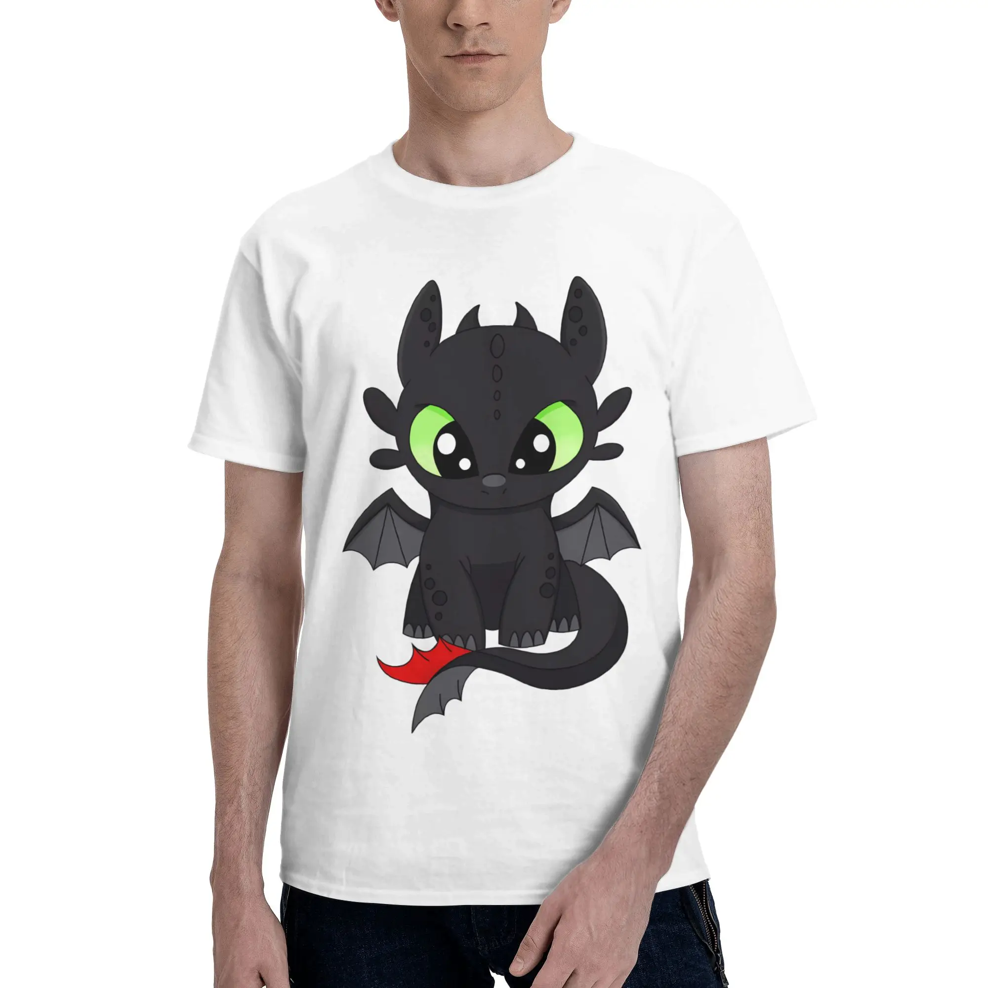 Baby Dragon kids toothless dragon night fury how Wrinkle-Resistant Reversible T-shirt Niche Simplicity Women's T-shirts
