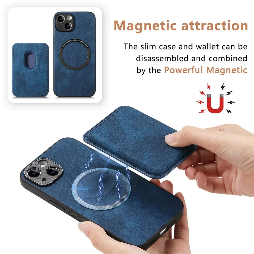 Realme GT Master 2IN1 Detachable Leather Card Case For OPPO Realme GT7 Pro C67 C55 C53 C51 C35 C33 C30S C25Y C21Y Back Cover image 2