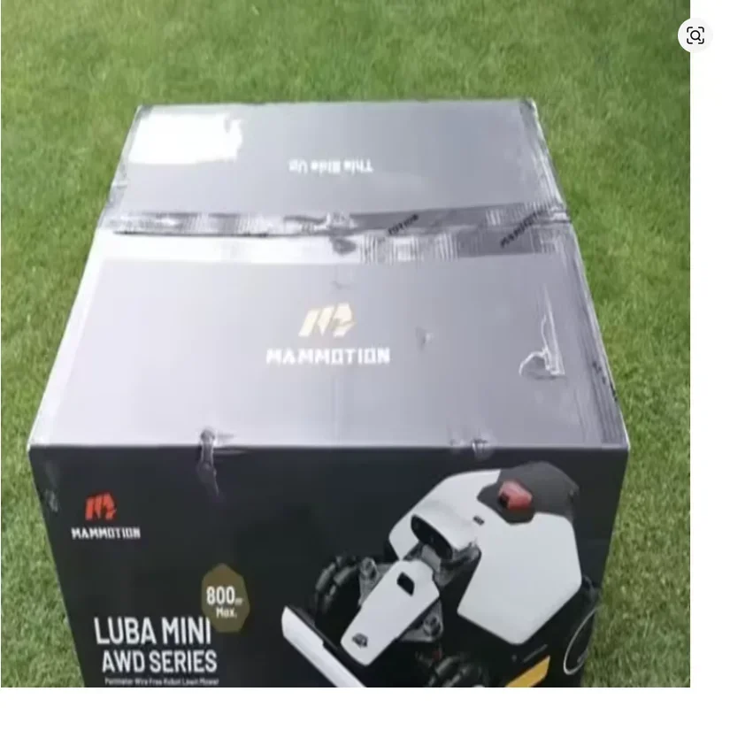 

BMS New 2025 LUBA MINI AWD 800 Wireless Robot Lawn Mower with Garage - BUY 2 GET 1 FREE