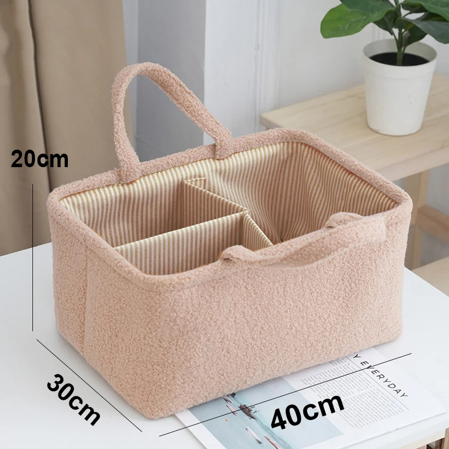 Travel Portable Mommy Bag Diaper Bag Feeding Bottle Storage Handbag Multifunctional Baby Products Organizer Basket image 6